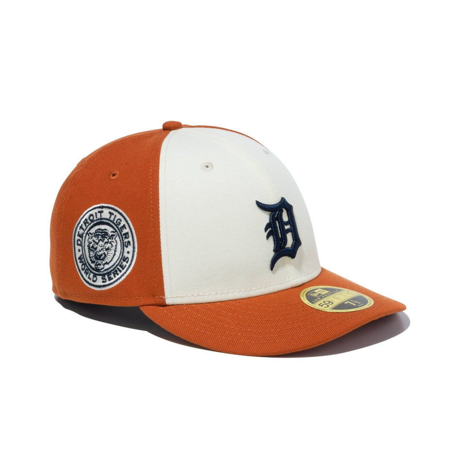LP 59FIFTY MLB 2-Tone デトロイト・タイガース クロームホワイト/ラストオレンジ - 14109466-700 | NEW ERA ニューエラ公式オンラインストア