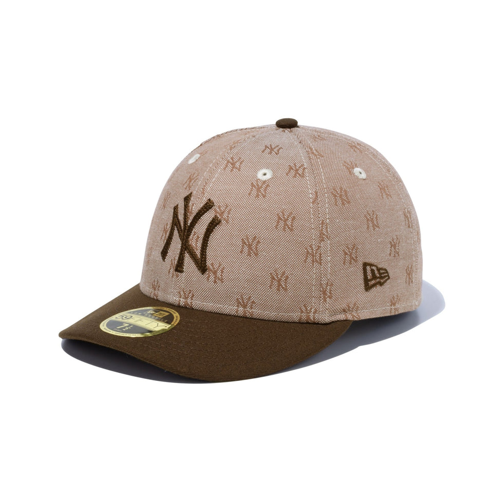 LP 59FIFTY MLB Jacquard ニューヨーク・ヤンキース ベージュ 