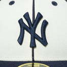 LP 59FIFTY MLB Piping ニューヨーク・ヤンキース クロームホワイト ネイビーバイザー - 13750865-700 | NEW ERA ニューエラ公式オンラインストア