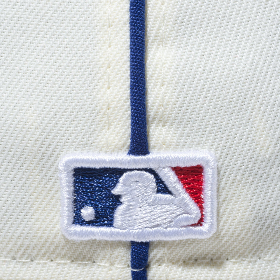 LP 59FIFTY MLB Piping ロサンゼルス・ドジャース クロームホワイト ダークロイヤルバイザー - 13750870-700 | NEW ERA ニューエラ公式オンラインストア