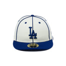 LP 59FIFTY MLB Piping ロサンゼルス・ドジャース クロームホワイト ダークロイヤルバイザー - 13750870-700 | NEW ERA ニューエラ公式オンラインストア