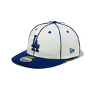 LP 59FIFTY MLB Piping ロサンゼルス・ドジャース クロームホワイト ダークロイヤルバイザー - 13750870-700 | NEW ERA ニューエラ公式オンラインストア