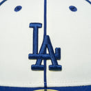 LP 59FIFTY MLB Piping ロサンゼルス・ドジャース クロームホワイト ダークロイヤルバイザー - 13750870-700 | NEW ERA ニューエラ公式オンラインストア