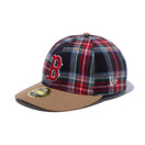 LP 59FIFTY MLB Plaid タータンチェック ボストン・レッドソックス カーキチェック - 13750872-700 | NEW ERA ニューエラ公式オンラインストア