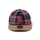 LP 59FIFTY MLB Plaid タータンチェック ボストン・レッドソックス カーキチェック - 13750872-700 | NEW ERA ニューエラ公式オンラインストア