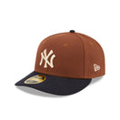 LP 59FIFTY Tiramisu ニューヨーク・ヤンキース ブラウン ネイビーバイザー - 13748013-700 | NEW ERA ニューエラ公式オンラインストア