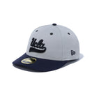 LP 59FIFTY UCLA スクリプトロゴ グレー × ブラック ネイビーバイザー - 13529428-700 | NEW ERA ニューエラ公式オンラインストア