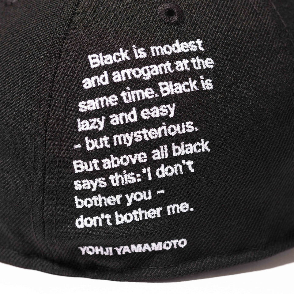 LP 59FIFTY Yohji Yamamoto SS23 シグネチャーロゴ ブラック - 13505559-700 | NEW ERA ニューエラ公式オンラインストア