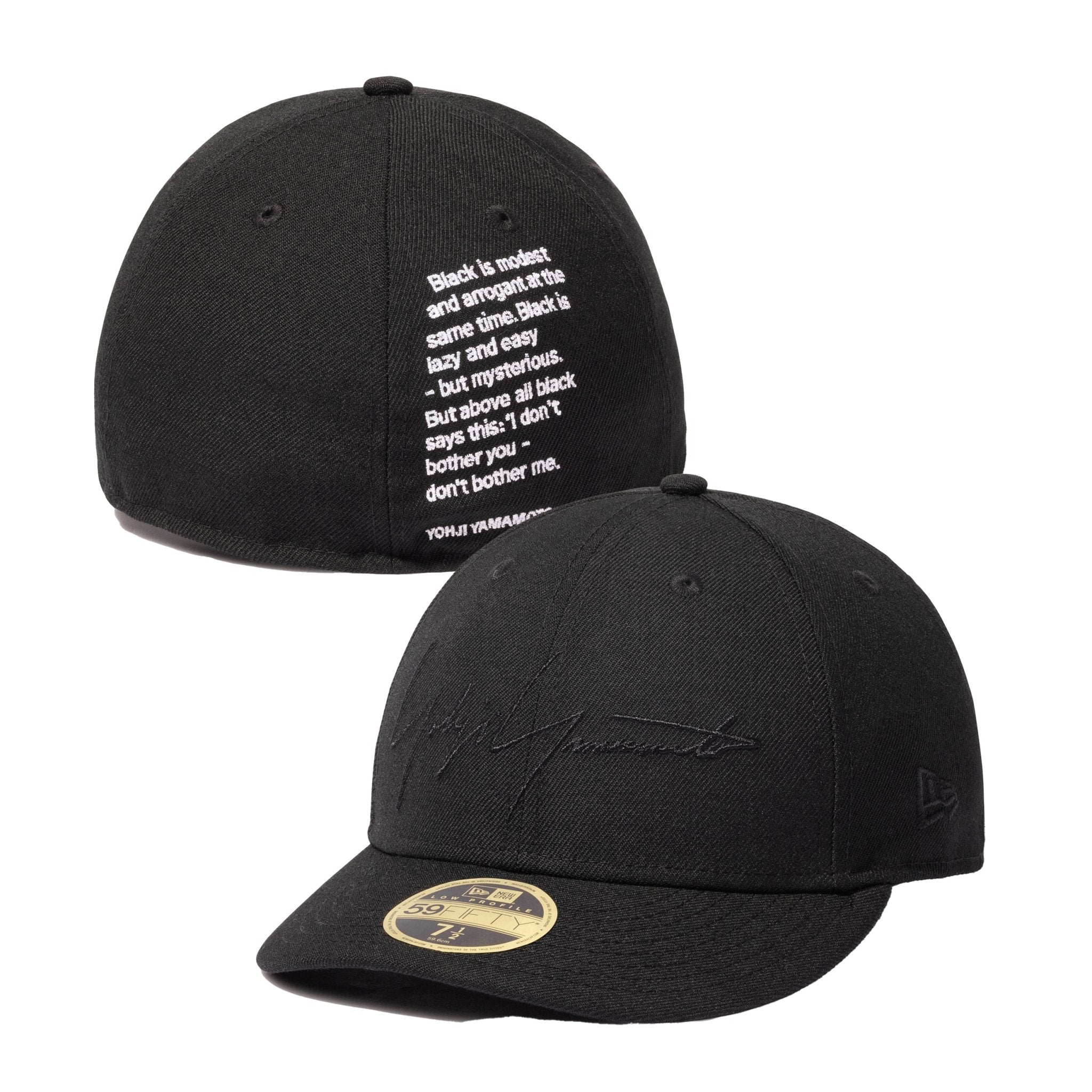 yohji yamamoto new era キャップ ブラック