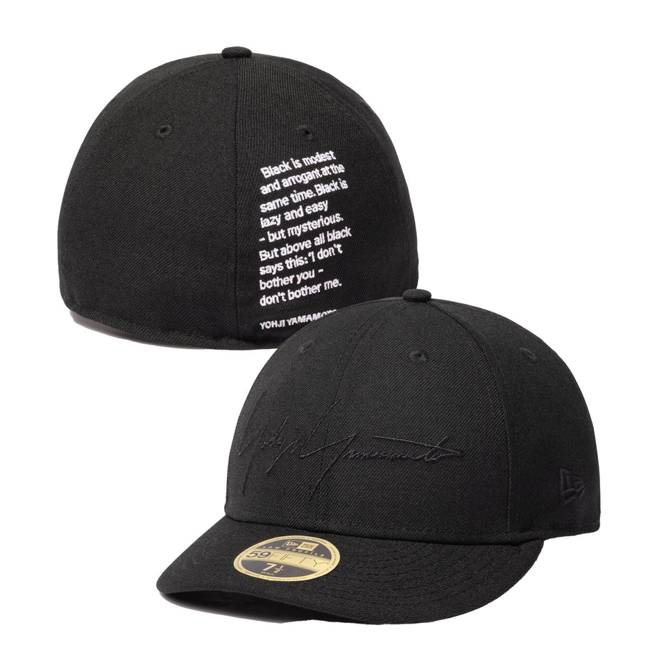 Yohji Yamamoto NEWERAキャップ 59FIFTY-