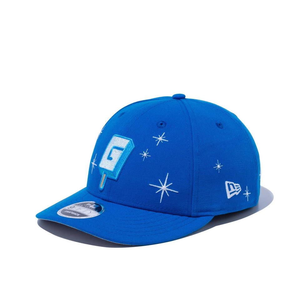 LP 9FIFTY ガリガリ君 Gロゴ カーディナルブルー グレーアンダーバイザー - 12710955-OSFM | NEW ERA ニューエラ公式オンラインストア