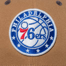 LP 9FIFTY NBA Color Custom フィラデルフィア・76ers ウィート ウォルナットバイザー - 13750856-OSFM | NEW ERA ニューエラ公式オンラインストア