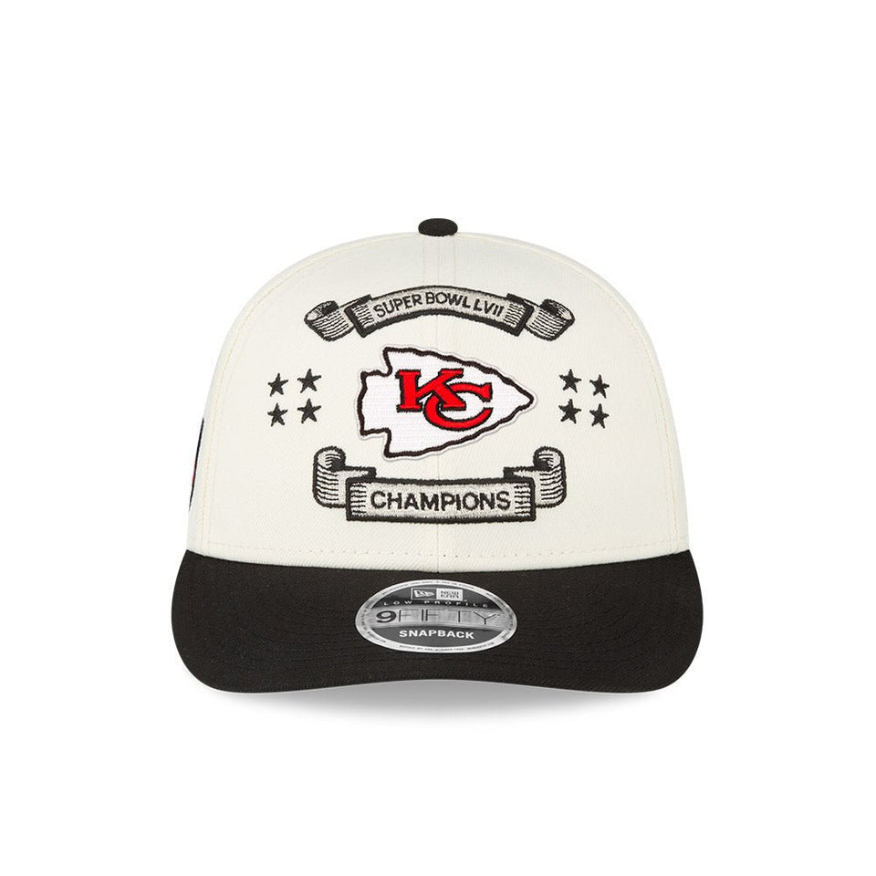 LP 9FIFTY NFL Super Bowl LVII カンザスシティ・チーフス CHAMPIONS ロッカールームキャップ ケリーアンダーバイザー - 13748042-OSFM | NEW ERA ニューエラ公式オンラインストア