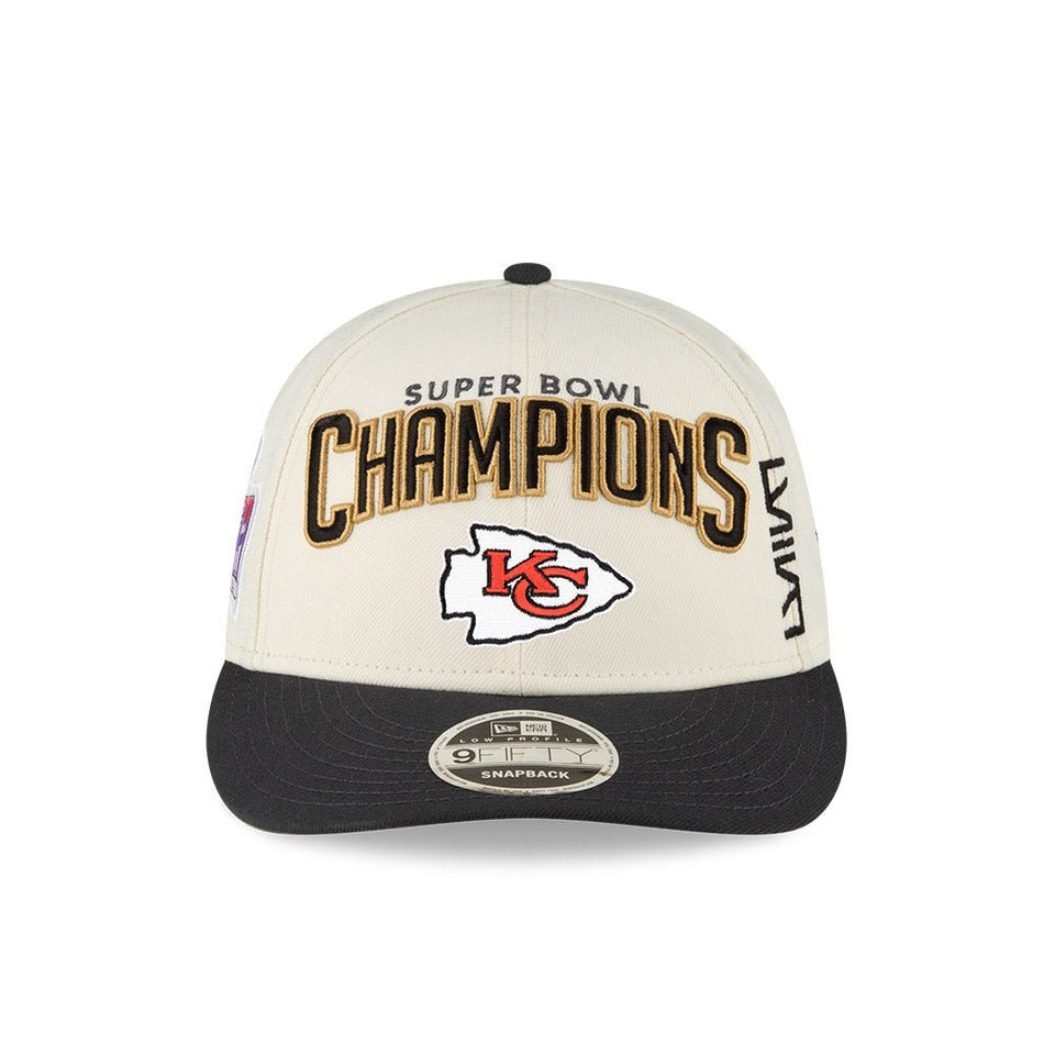 LP 9FIFTY NFL Super Bowl LVIII カンザスシティ・チーフス CHAMPIONS ロッカールームキャップ クロームホワイト - 14357948-OSFM | NEW ERA ニューエラ公式オンラインストア