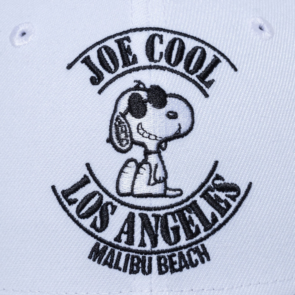 LP 9FIFTY Peanuts LOS ANGELES ジョー・クール ホワイト - 13073286-OSFM | NEW ERA ニューエラ公式オンラインストア