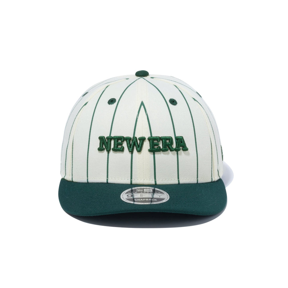 【ゴルフ】 LP 9FIFTY Pin Stripe クロームホワイト　ダークグリーンバイザー - 13762910-OSFM | NEW ERA ニューエラ公式オンラインストア