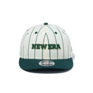 【ゴルフ】 LP 9FIFTY Pin Stripe クロームホワイト　ダークグリーンバイザー - 13762910-OSFM | NEW ERA ニューエラ公式オンラインストア