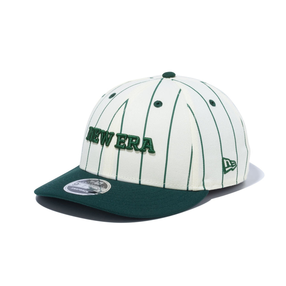 【ゴルフ】 LP 9FIFTY Pin Stripe クロームホワイト　ダークグリーンバイザー - 13762910-OSFM | NEW ERA ニューエラ公式オンラインストア