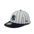 LP59FIFTY MLB 2-Tone ニューヨーク・ヤンキース クロームホワイトネイビーストライプ ネイビーバイザー - 13327779-700 | NEW ERA ニューエラ公式オンラインストア