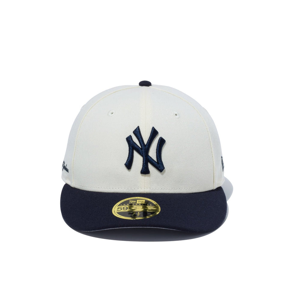 LP59FIFTY MLB 2-Tone ニューヨーク・ヤンキース クロームホワイト ネイビーバイザー - 13327781-700 | NEW ERA ニューエラ公式オンラインストア