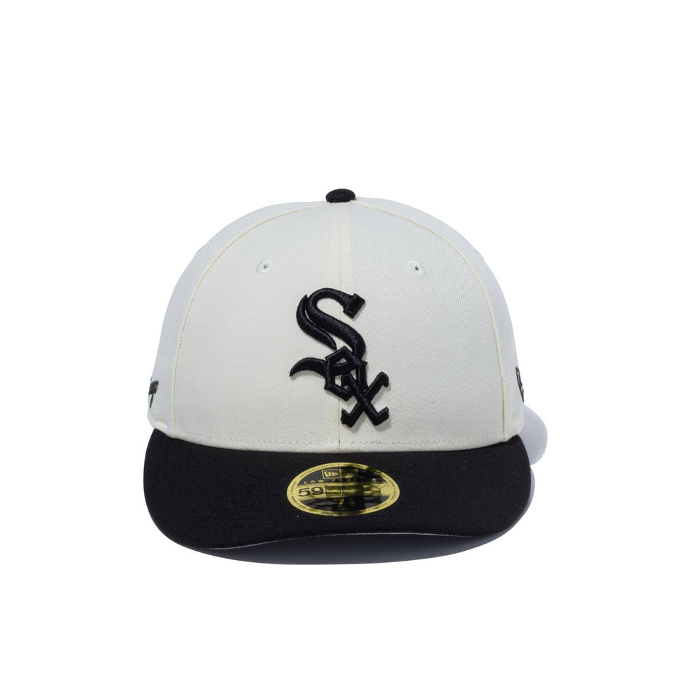 LP59FIFTY MLB 2-Tone シカゴ・ホワイトソックス クロームホワイト ブラックバイザー - 13327787-700 | NEW ERA ニューエラ公式オンラインストア