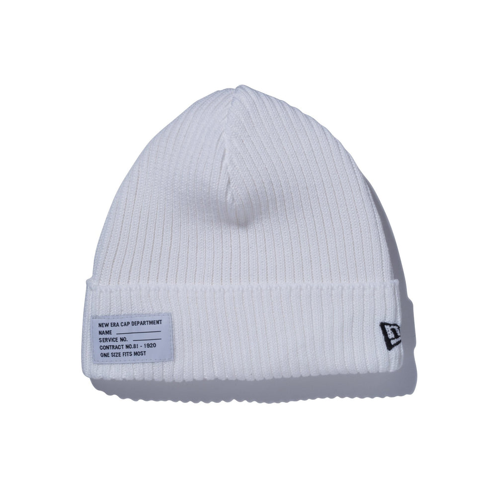 ミリタリーニット ホワイト ホワイトパッチ (made with COOLMAX fabric) 【ニューエラ アウトドア】 - 12325680-OSFA | NEW ERA ニューエラ公式オンラインストア