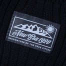 ミリタリーニット Made with COOLMAX fabric Mountain Range Label リフレクターパッチ ブラック【ニューエラアウトドア】 - 13516178-OSFM | NEW ERA ニューエラ公式オンラインストア