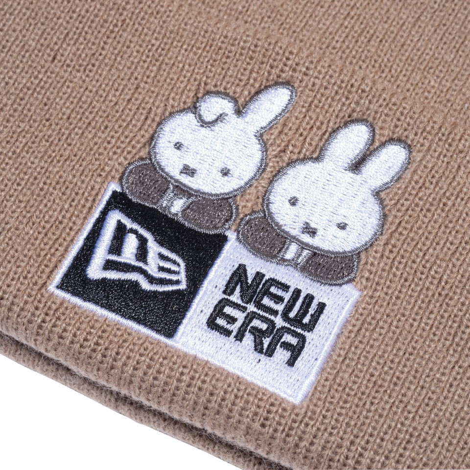 ベーシック カフニット miffy ミッフィー ボックスロゴ カーキ - 13327957-OSFM | NEW ERA ニューエラ公式オンラインストア