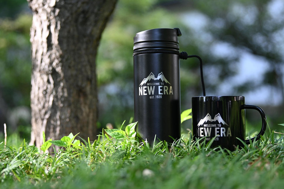 【ストア限定】 MIZU M7 （650ml） ボトル コーヒーリッド付き ニューエラマウンテン ブラック （保温・保冷） - 12151553-OSFA | NEW ERA ニューエラ公式オンラインストア