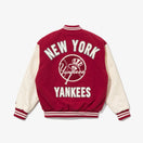 MLB ヴァーシティジャケット ニューヨーク・ヤンキース バーガンディ - 13803131-S | NEW ERA ニューエラ公式オンラインストア