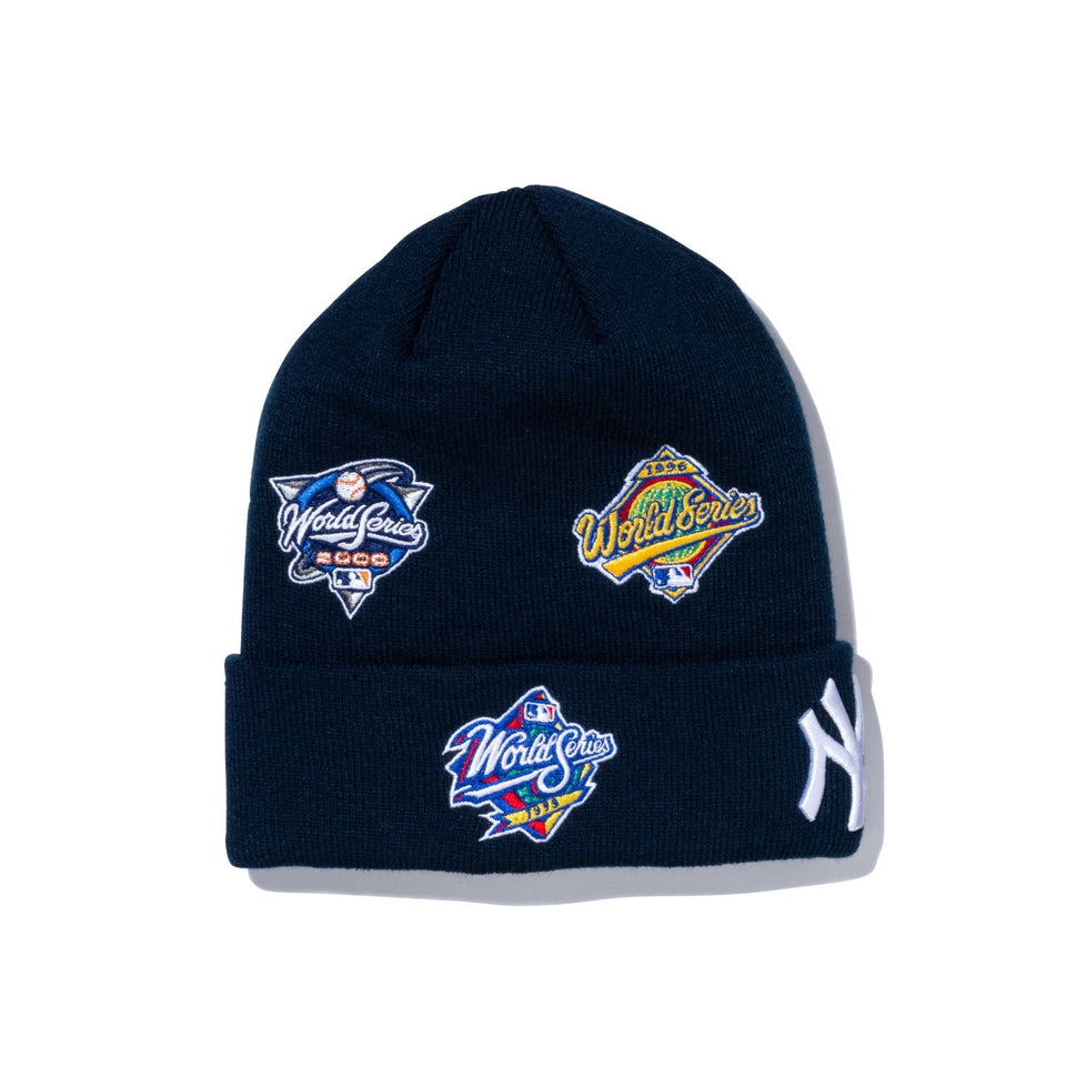 ベーシック カフニット MLB Allover ニューヨーク・ヤンキース ネイビー - 13328054-OSFM | NEW ERA ニューエラ公式オンラインストア