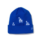 ベーシック カフニット MLB Allover ロサンゼルス・ドジャース ロイヤル - 13751352-OSFM | NEW ERA ニューエラ公式オンラインストア