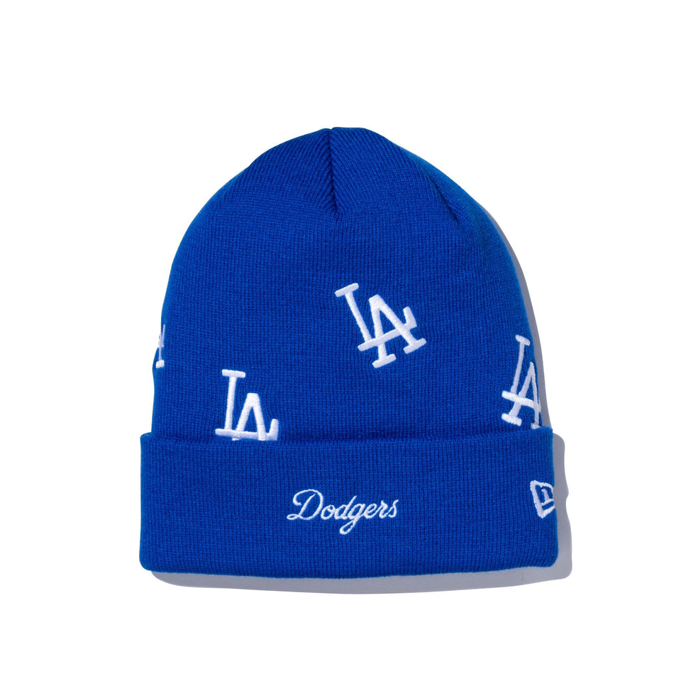 ベーシック カフニット MLB Allover ロサンゼルス・ドジャース ロイヤル - 13751352-OSFM | NEW ERA ニューエラ公式オンラインストア