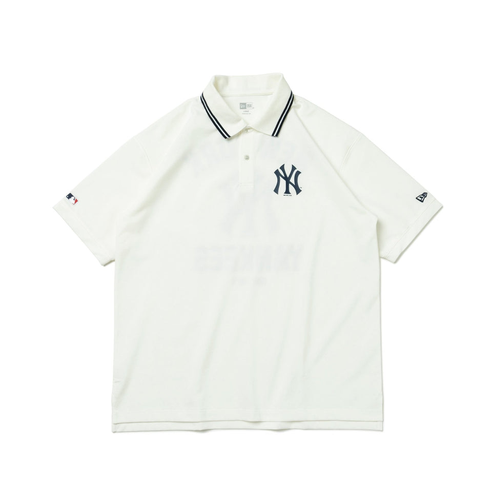 半袖 オーバーサイズド ポロシャツ MLB Apparel ニューヨーク・ヤンキース ホワイト - 13516807-S | NEW ERA ニューエラ公式オンラインストア