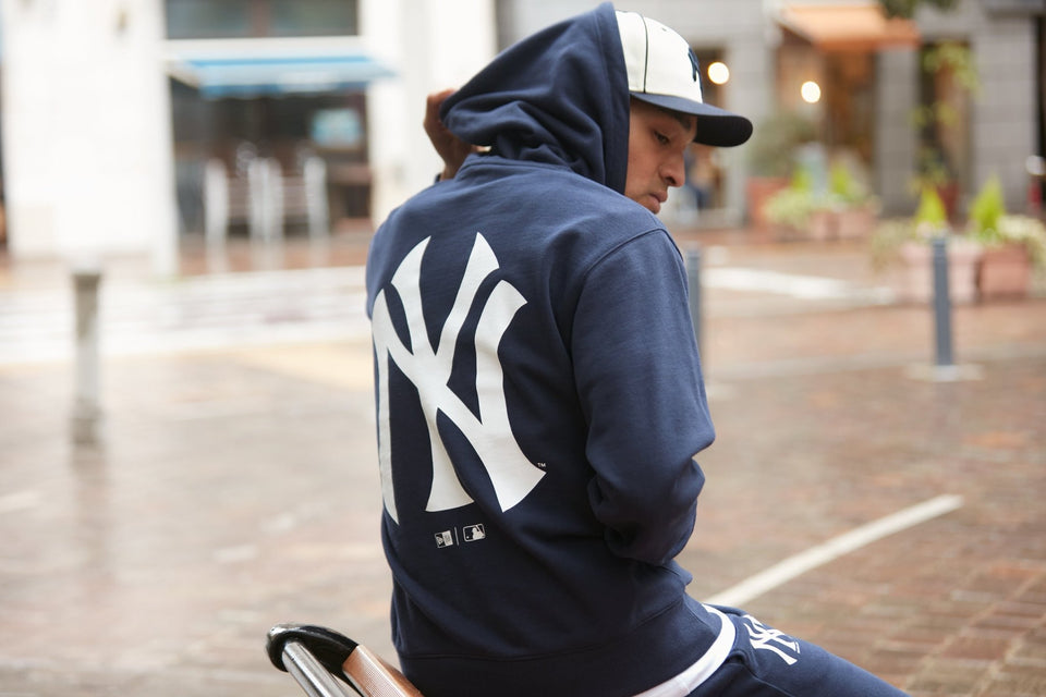 裏毛 スウェット プルオーバーフーディー MLB Apparel ニューヨーク・ヤンキース ネイビー - 13755287-S | NEW ERA ニューエラ公式オンラインストア