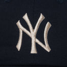カジュアルクラシック MLB Casual Classic ニューヨーク・ヤンキース ブラック × アイボリー - 13750896-OSFM | NEW ERA ニューエラ公式オンラインストア