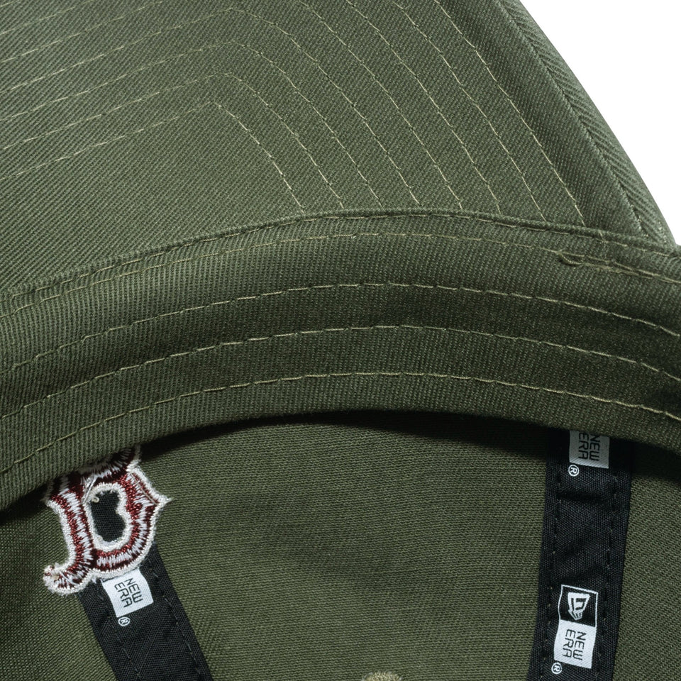 カジュアルクラシック MLB Casual Classic ボストン・レッドソックス ミッドロゴ オリーブ × マルチカラー - 14109546-OSFM | NEW ERA ニューエラ公式オンラインストア