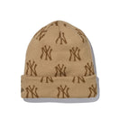 ベーシック カフニット MLB Monogram ニューヨーク・ヤンキース ベージュ - 13751341-OSFM | NEW ERA ニューエラ公式オンラインストア