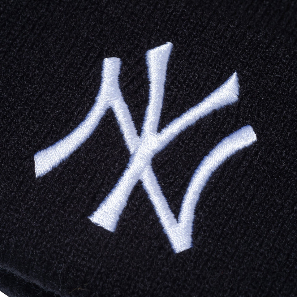 ベーシック カフニット MLB Team Logo ニューヨーク・ヤンキース ブラック - 13328048-OSFM | NEW ERA ニューエラ公式オンラインストア