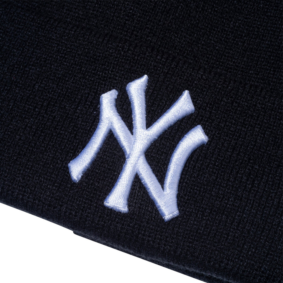 ベーシック カフニット MLB Team Logo ニューヨーク・ヤンキース ブラック - 13751342-OSFM | NEW ERA ニューエラ公式オンラインストア