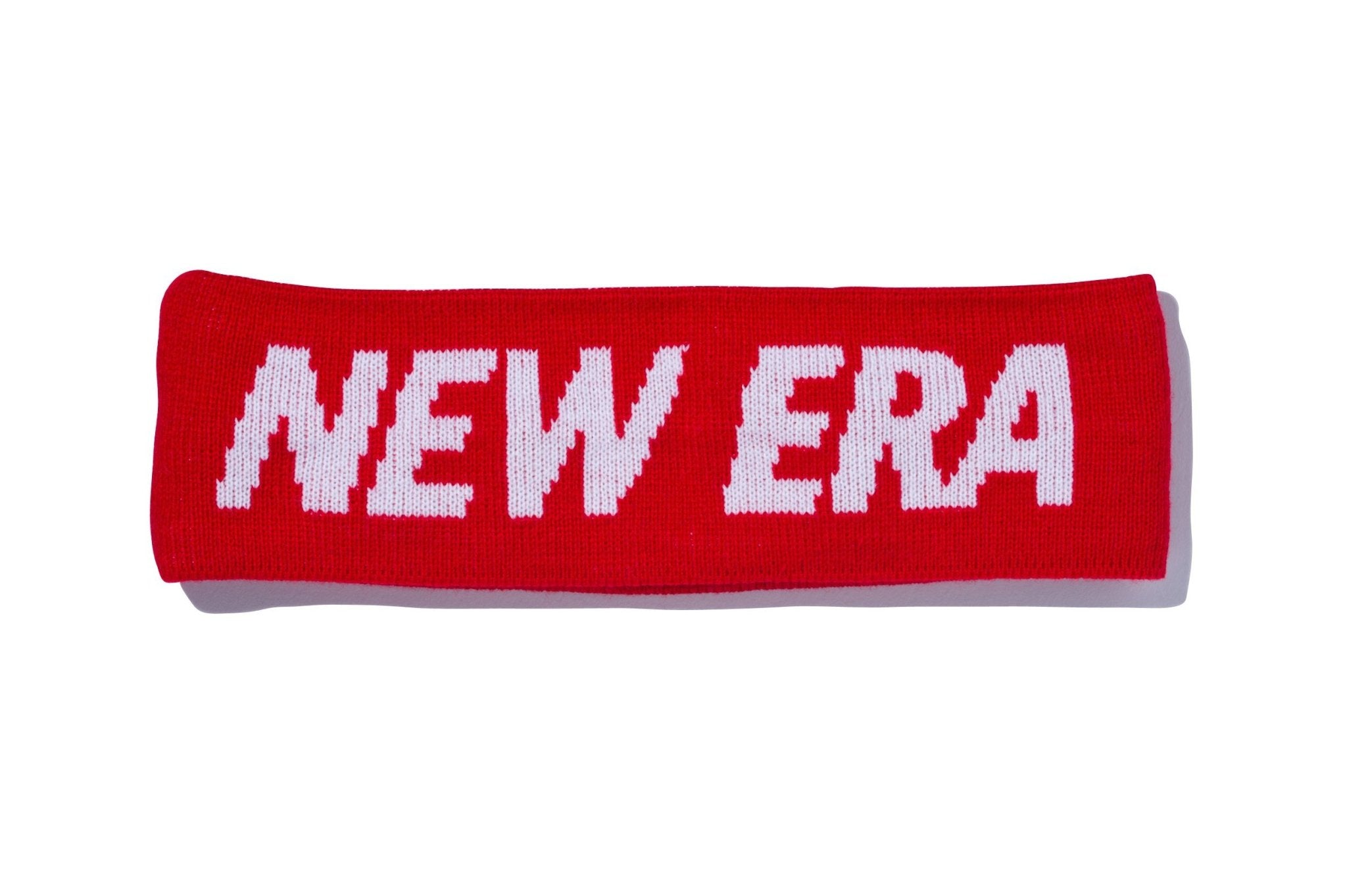 New Era Big Logo Headband RED ヘッドバンド 赤白 - メルカリ