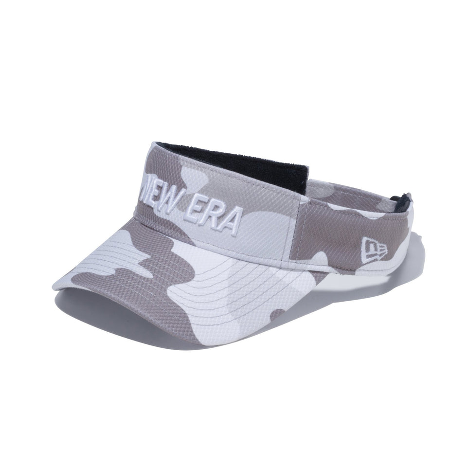 【ゴルフ】 サンバイザー ダイアモンドエラ NEW ERA ロゴ グレーカモプリント - 12325894-OSFA | NEW ERA ニューエラ公式オンラインストア