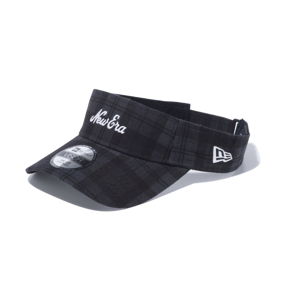 【ゴルフ】 サンバイザー ブラックウォッチ New Era ブラック × スノーホワイト - 12541305-OSFM | NEW ERA ニューエラ公式オンラインストア
