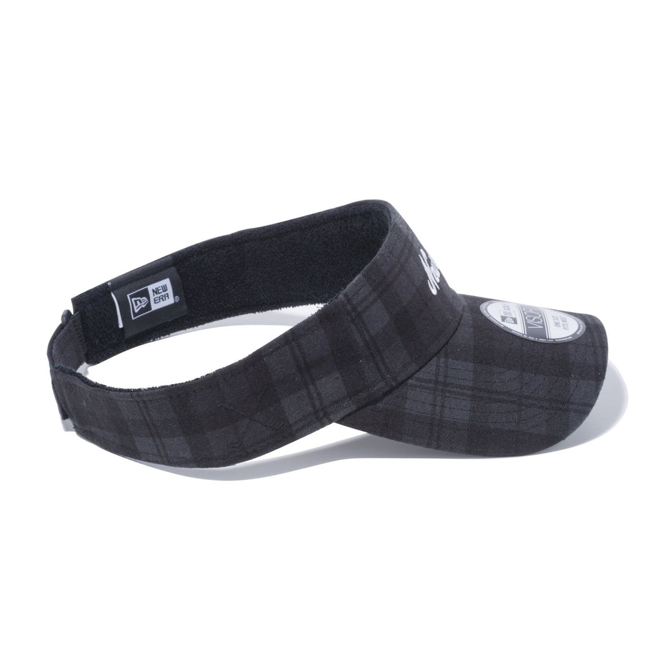 【ゴルフ】 サンバイザー ブラックウォッチ New Era ブラック × スノーホワイト - 12541305-OSFM | NEW ERA ニューエラ公式オンラインストア