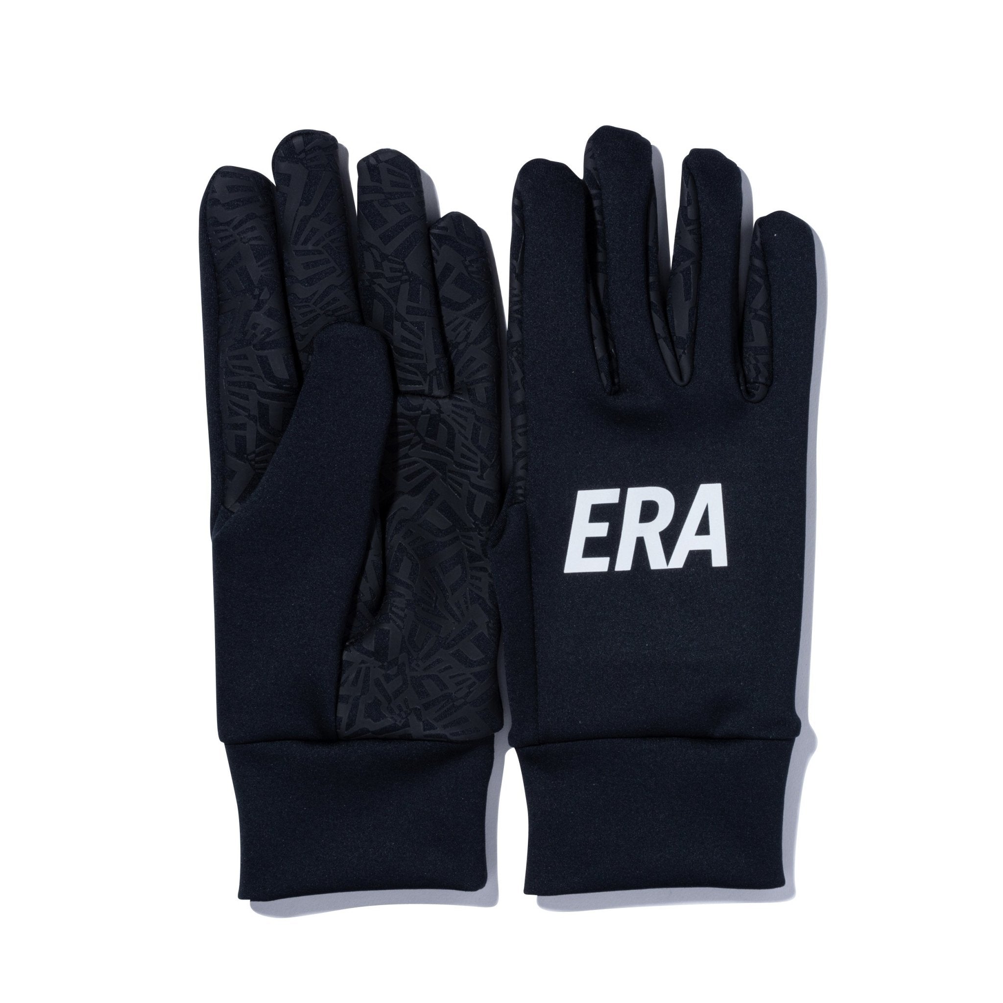 フリース ウォーマーグローブ NEW ERA ブラック × リフレクトホワイト 6