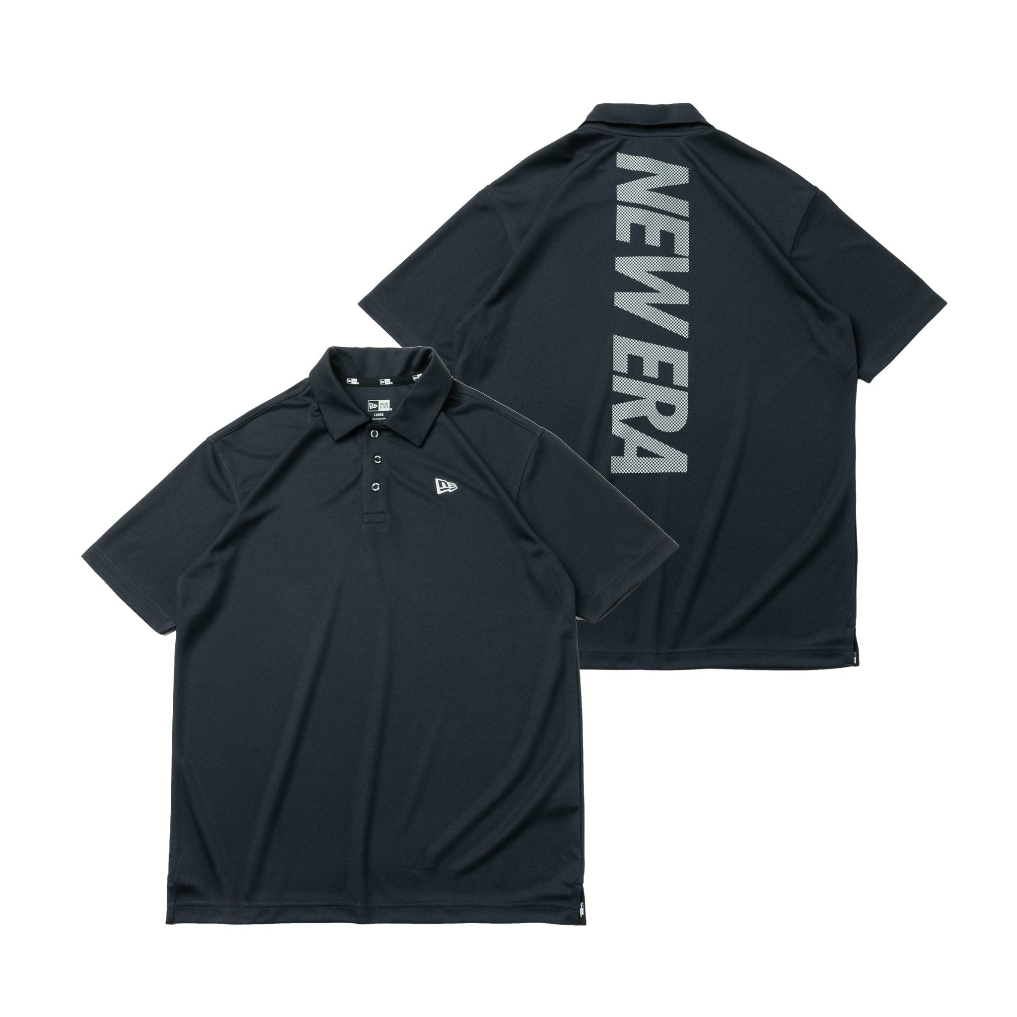 半袖 鹿の子 ポロシャツ ドット NEW ERA ネイビー | ゴルフ