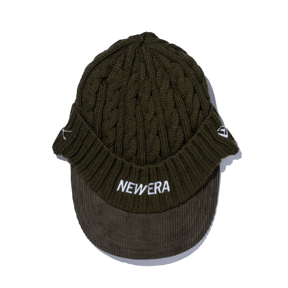 【ゴルフ】バイザーニット ケーブル NEW ERA オリーブ - 13327855-OSFM | NEW ERA ニューエラ公式オンラインストア