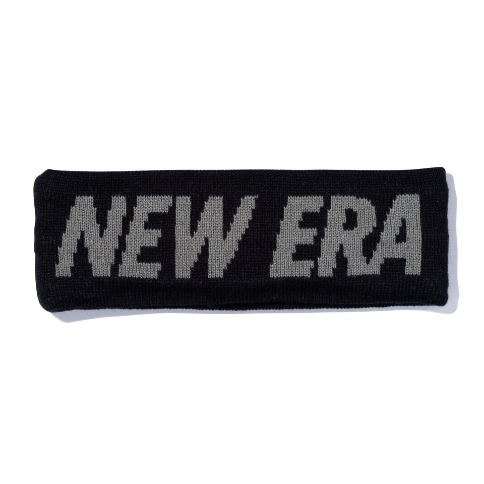 ニット ヘアバンド NEW ERA ロゴ ブラック/ダークグレー - 13330633-OSFM | NEW ERA ニューエラ公式オンラインストア