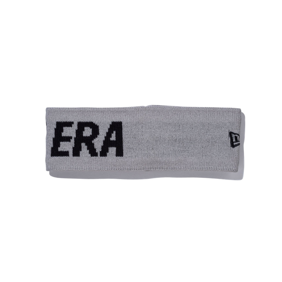 ニット ヘアバンド NEW ERA ロゴ グレー/ブラック | ニューエラ