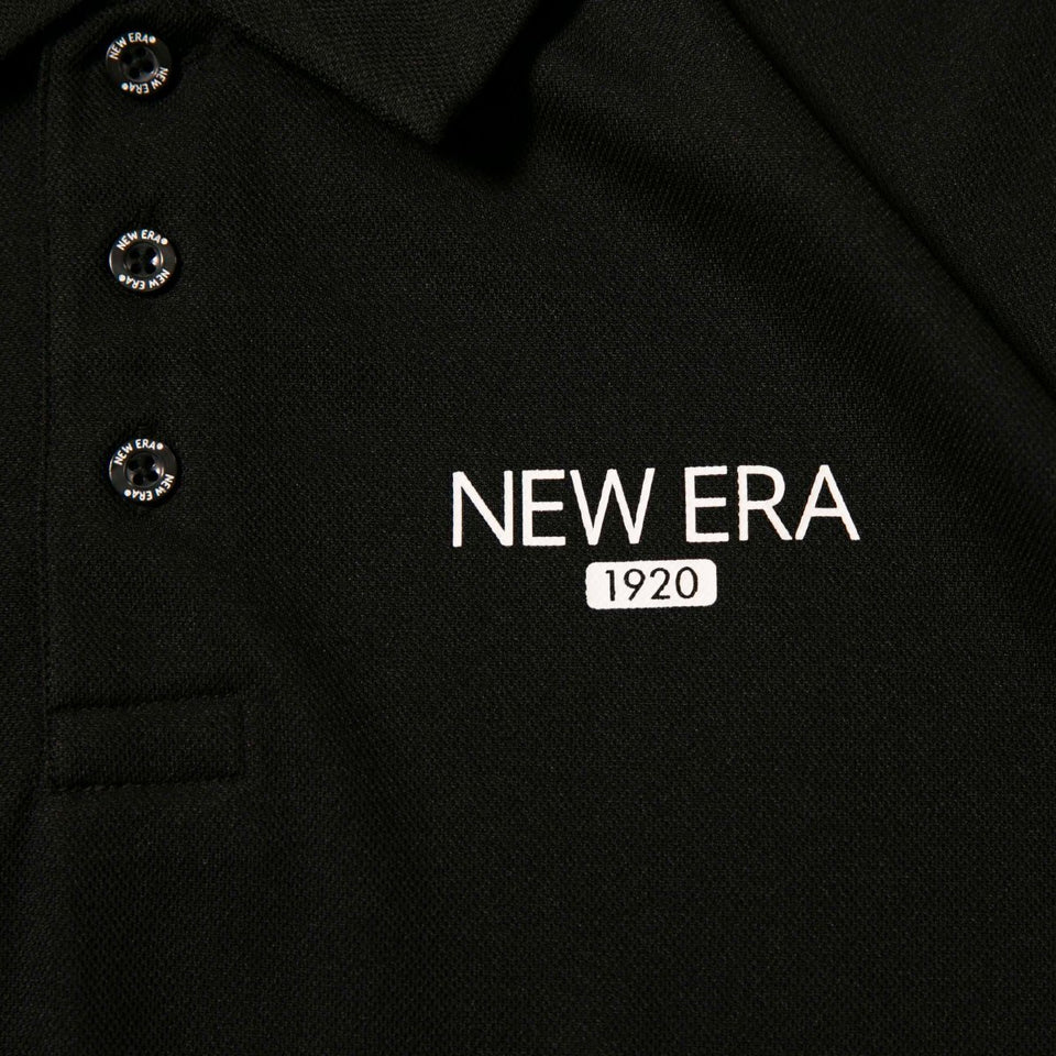 【ゴルフ】 半袖 ポロシャツ 鹿の子 New Era 1920 ブラック - 12674321-S | NEW ERA ニューエラ公式オンラインストア